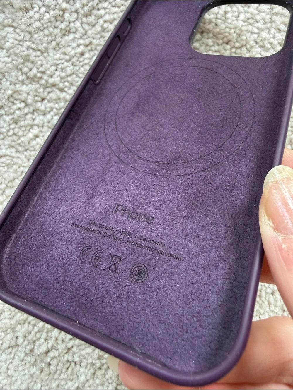 Apple silicone case